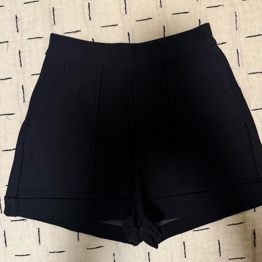 Push It High Waisted Cuffed Shorts